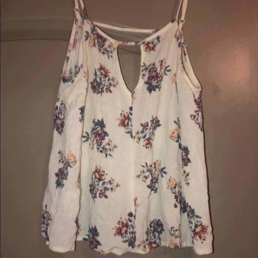 Full Tilt Floral Pattern Tank Top Blouse